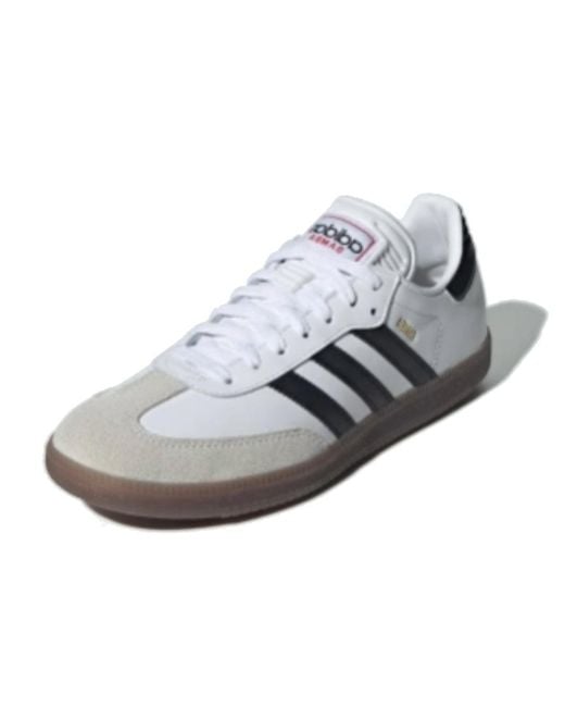Adidas White Samba Indoor Tan' for men