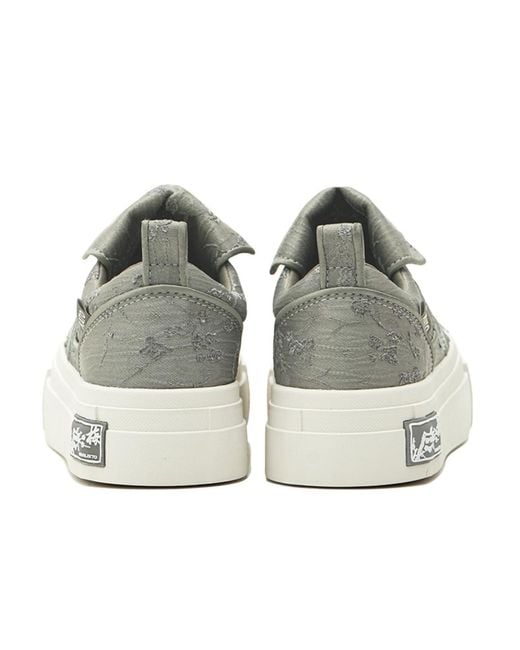 KAALIXTO Metallic Skateboarding Canvas Low for men