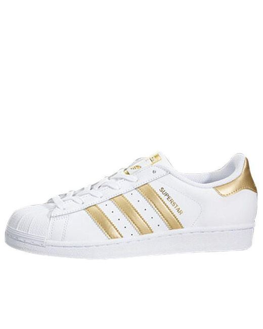 Adidas White Superstar J for men