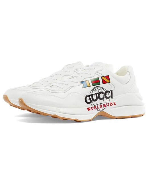 Gucci White Rhyton 'Worldwide for men