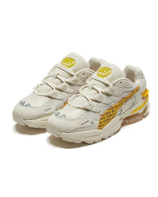 PUMA White Randomevent X Cell Alien Asparagus' for men