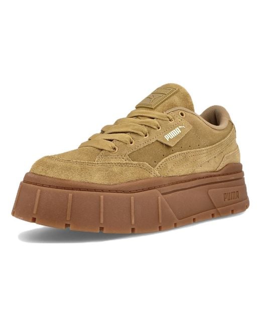 PUMA Brown (Wmns) Mayze Stack Suede