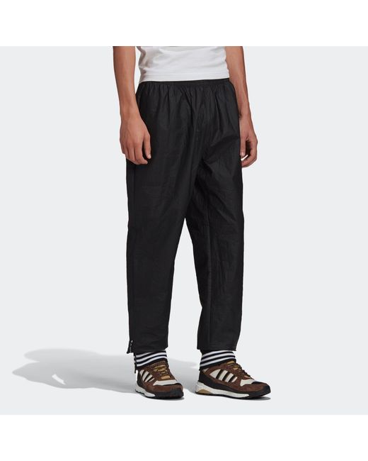 Adidas Black Originals X Human Made Crossover Embroidered Logo Sports Pants for men