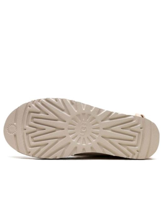 Ugg Natural Mini Bailey Suede Bow "Cream" Boots