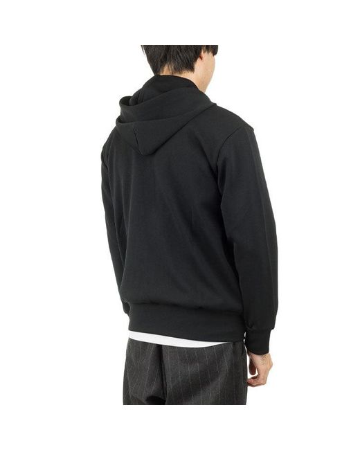 COMME DES GARÇONS PLAY Black Heart Hooded Sweatshirt for men
