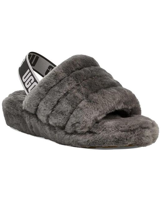 Ugg Brown (Wmns) Fluff Yeah Slide Thick Sole Slippers