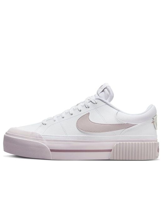 Nike White (Wmns) Court Legacy Lift Smokey Mauve'
