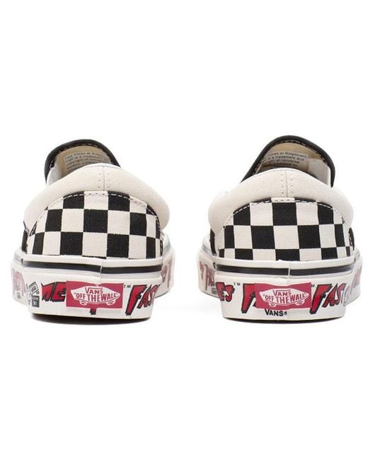Vans White Fast Times X Classic Slip-On 98 Dx 'Anaheim Factory' for men