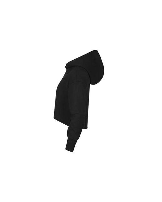 Nike Black (Wmns) Yoga Luxe Solid Color Short Long Sleeves Hoodie