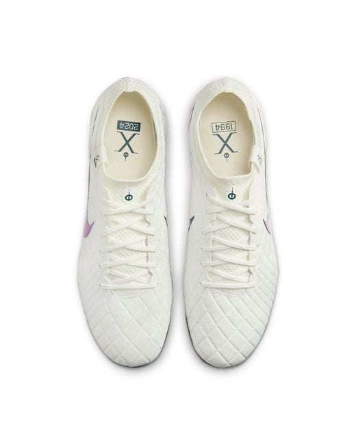 Nike White Tiempo Legend 10 Elite Se Fg 'Pearl' for men