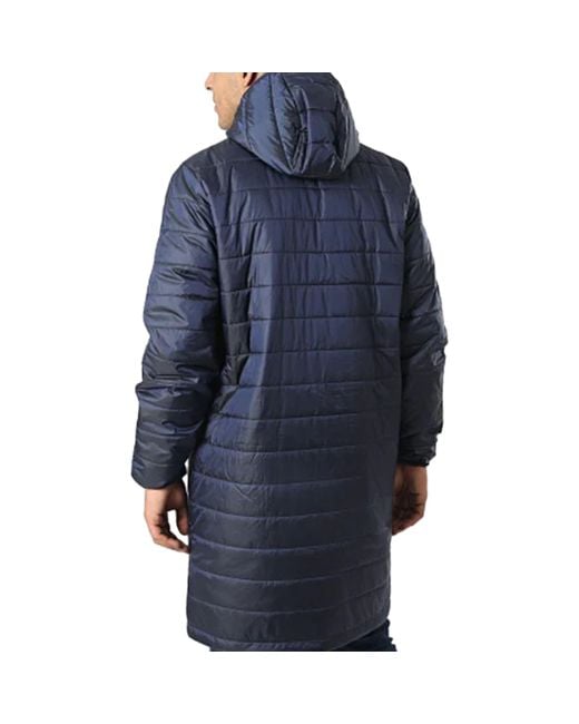 Adidas Blue Originals Long Down Jacket for men