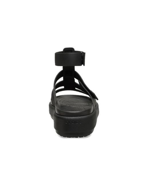 CROCSTM Black (Wmns) Brooklyn Luxe Gladiator Sandals