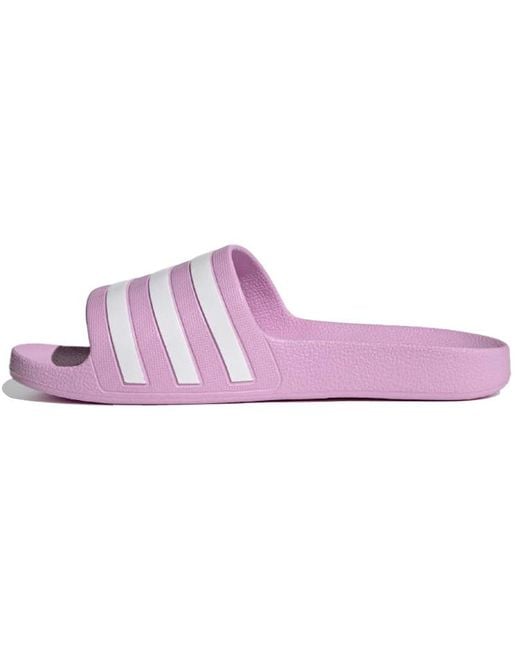 Adidas Purple (Wmns) Adilette Adilette Aqua Slide 'Clear Lilac'