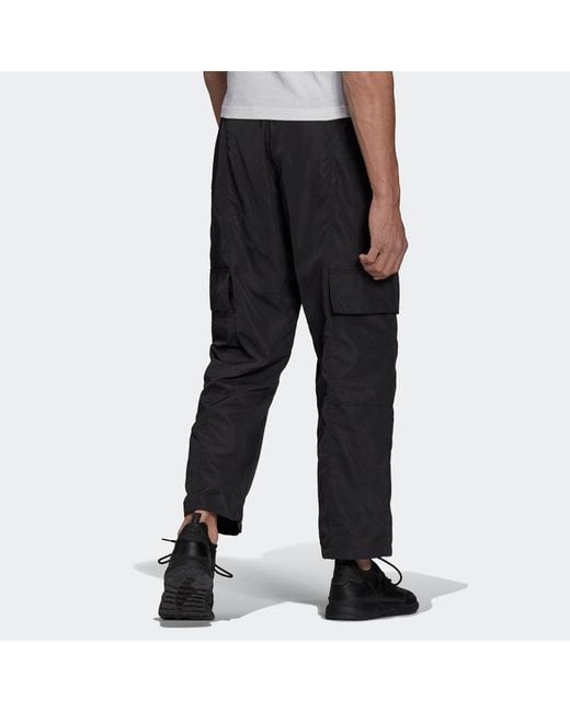 Adidas Gray Adicolor Cargo Pants for men