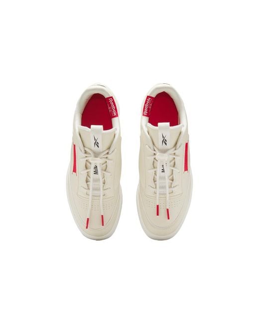 Reebok White Club C 85 Vegan X Milk Makeup 'Equipment Room' for men