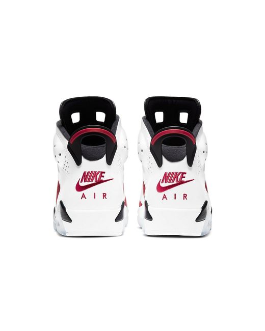 Nike White 6 Retro Og 'Carmine' 2021 for men
