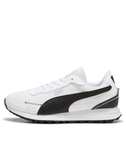 PUMA White Road Rider Leather for men
