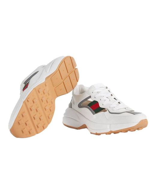 Gucci White Rhyton 'Cut Out' for men