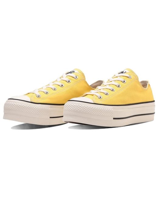 Converse Yellow All Star Lifted Ox 'Egg' for men