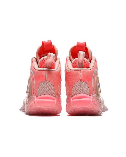 361 Degrees Pink X Aaron Gordon Qu!K Lite Kungfu Dunk Sport Basketball Shoes for men