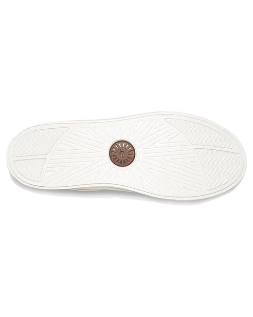 Ugg White Baysider Low Weather Shoe Leather' for men