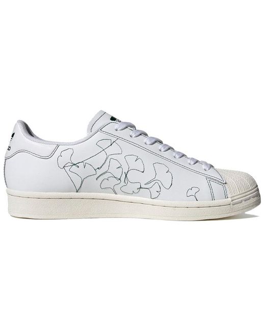 Adidas White Superstar Pure 'Embroidered Katakana for men