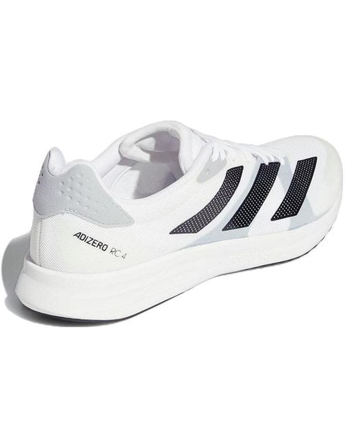 Adidas White Adizero Rc 4 for men