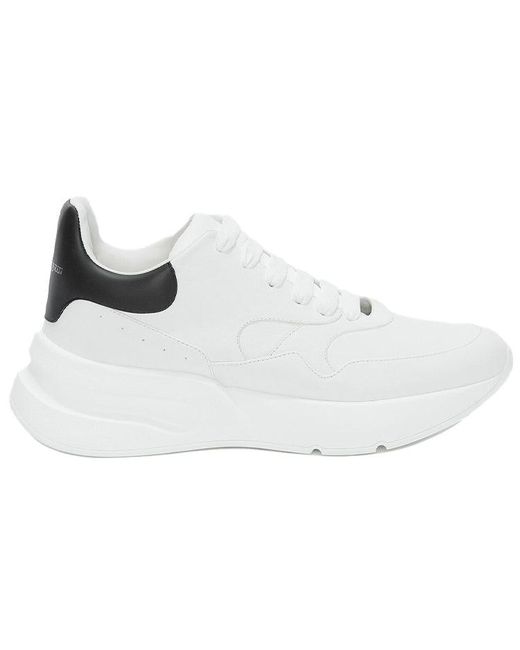 McQueen White Oversized Runner for men