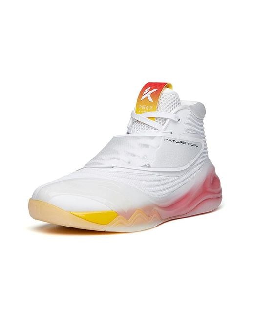 Anta White Klay Thompson 6 Basketball Shoes 'Star River' for men