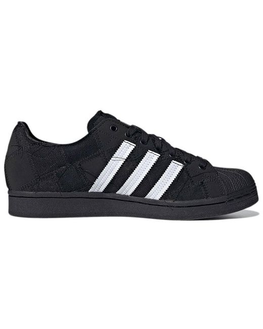 Adidas Blue X Atmos X Recouture Superstar 'Patchwork for men
