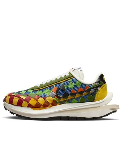 Nike Green X Sacai X Jean Paul Gaultier Vaporwaffle Gusto' for men