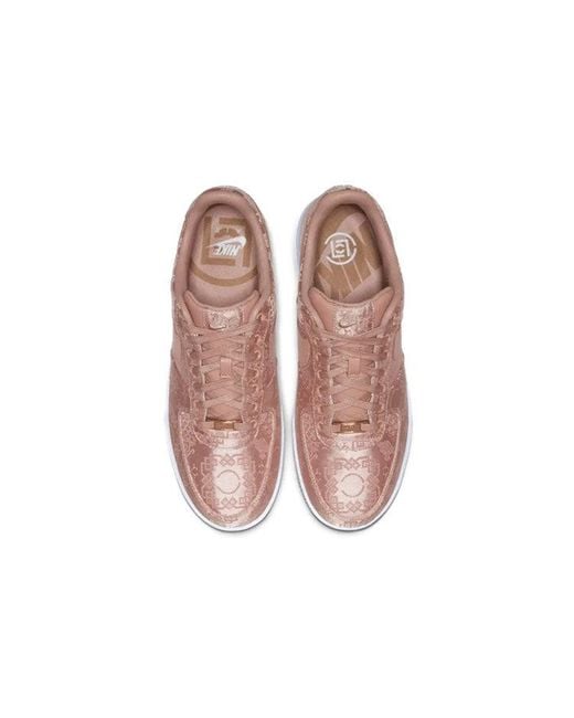 Nike Brown X Clot Air Force 1 Low Premium 'Rose Silk' Special Box for men