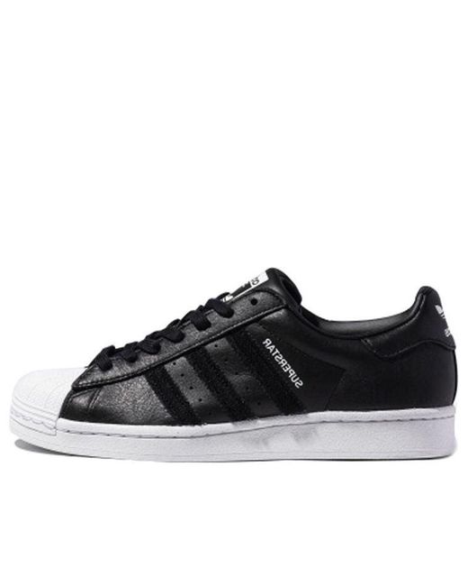 adidas Originals Superstar Velcro White in Black | Lyst