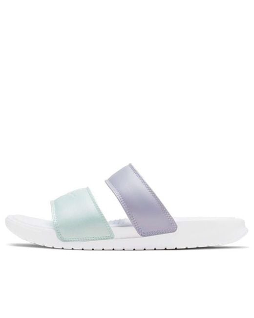 Nike White (Wmns) Benassi Duo Ultra