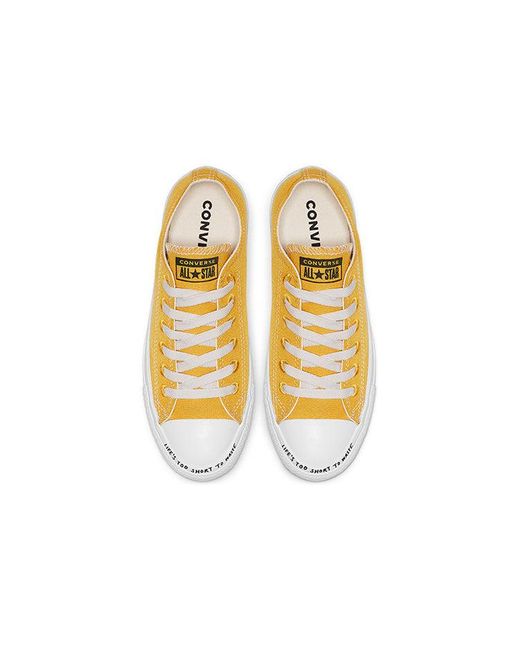 Converse Yellow Chuck Taylor All Star Ox Dart' for men