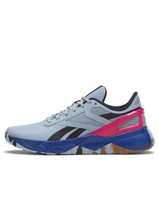 Reebok Blue Nanoflex Tr 'gable Grey Pursuit Pink'