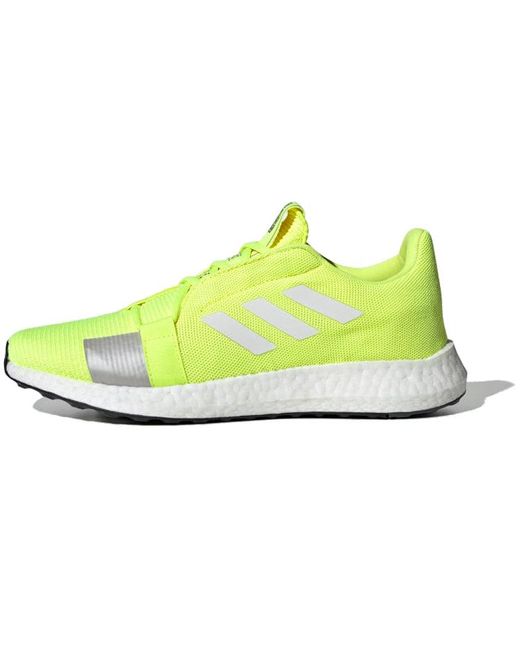 Adidas Yellow Senseboost Go 'Solar' for men