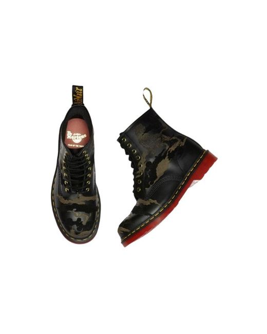 Dr. Martens Black 1460 Yott Martin Boots