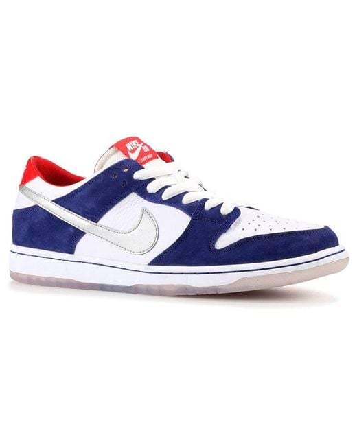 Nike Blue Sb Dunk Low Pro 'Ishod Wair Qs' for men