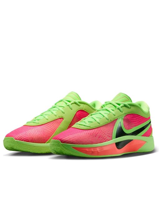 Nike Green Giannis Freak 6 Basketball Shoes for men