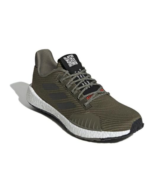Adidas Brown Pulseboost Hd Wntr 'Raw Khaki' for men