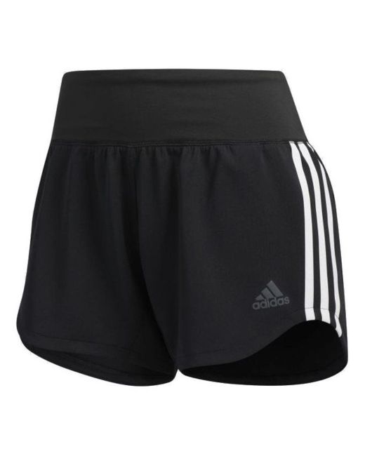 Adidas Black (Wmns) 3-Stripes Gym Shorts Asia Sizing