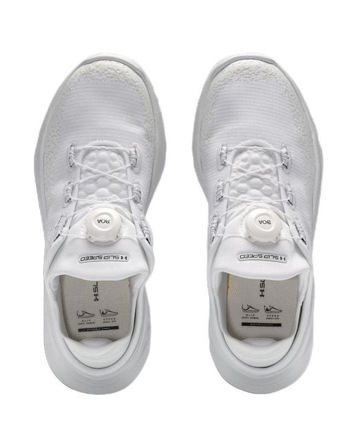 Under Armour Gray Slipspeed Mega 'Triple' for men