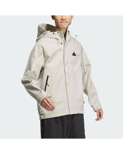 Adidas Gray City Escape Jacket Asia Sizing for men