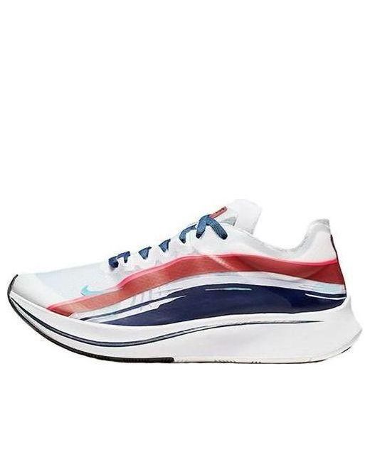 Nike White (Wmns) Zoom Fly Sp 'Graphic Streaks'