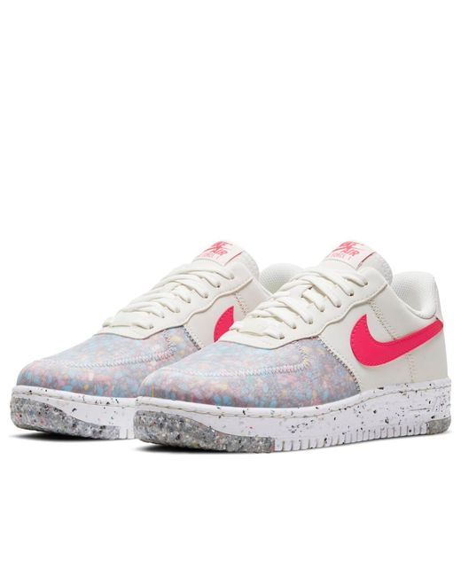 Nike White (Wmns) Air Force 1 Crater 'Siren'