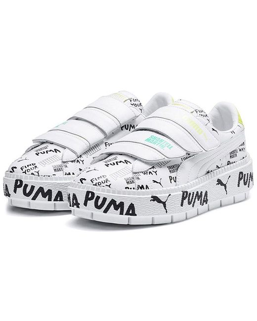 PUMA White (Wmns) Shantell Martin X Platform Trace Strap