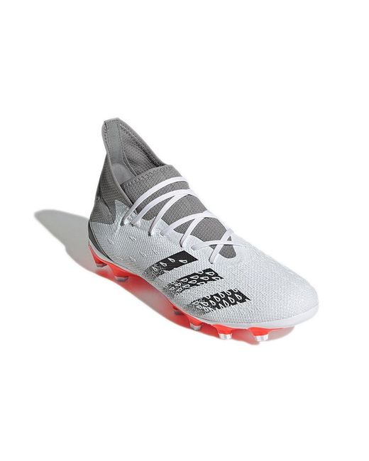 Adidas White Predator Freak.3 Hg for men