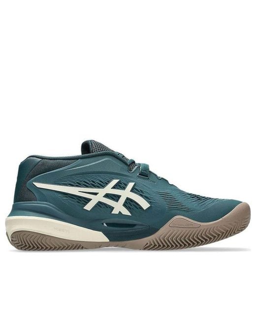 Asics Blue Gel-Resolution X Clay 'Saxon Birch' for men