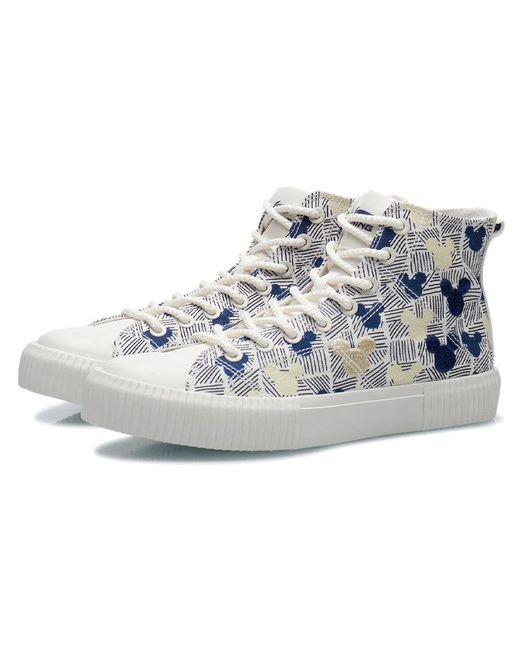 Li-ning Blue (Wmns) X Disney Canvas Hi Shoes
